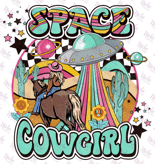 - COW405 Space Cowgirl Decal