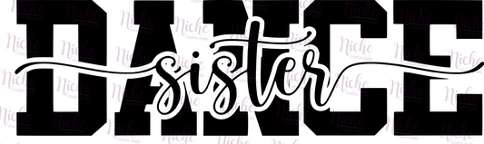 -DAN1785 Dance Sister Decal