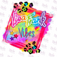 -DEC2887 Lisa Frank Vibes Decal