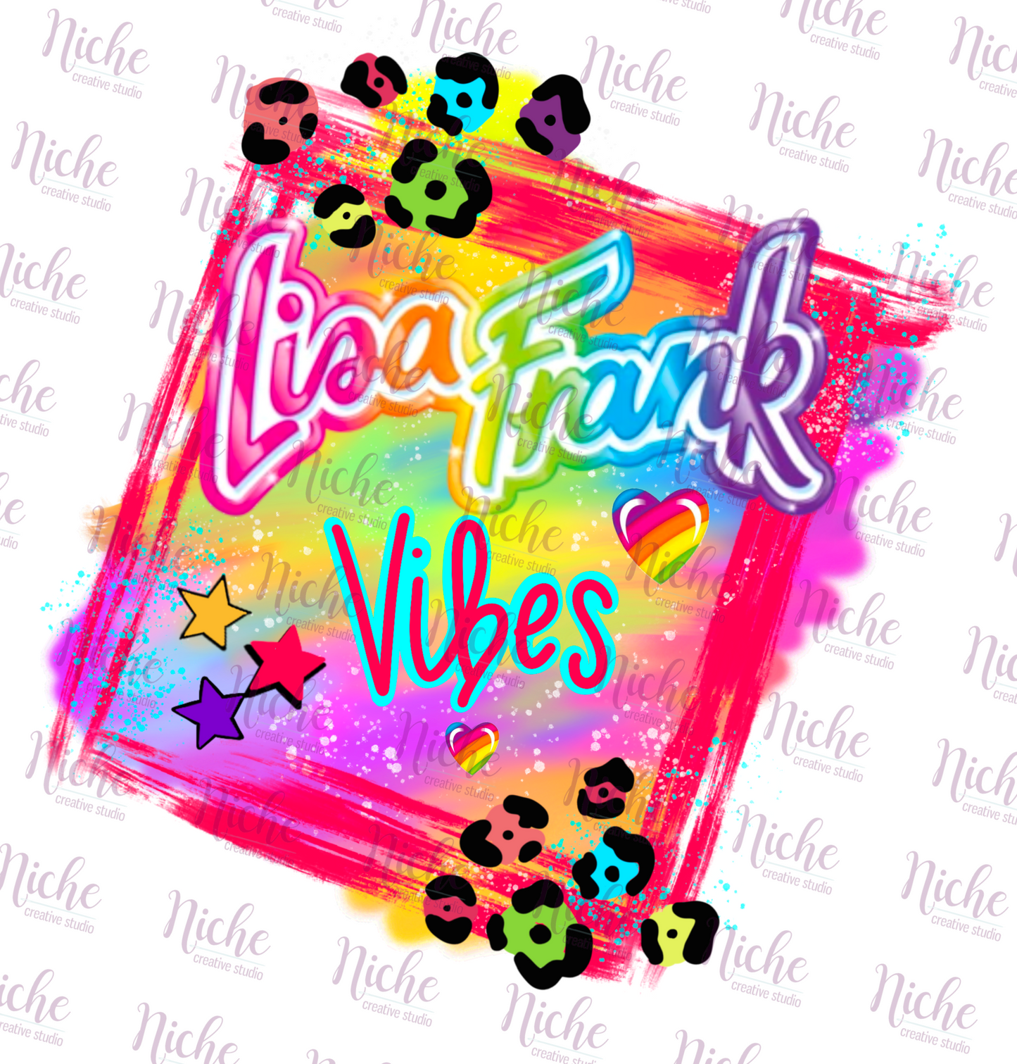 -DEC2887 Lisa Frank Vibes Decal