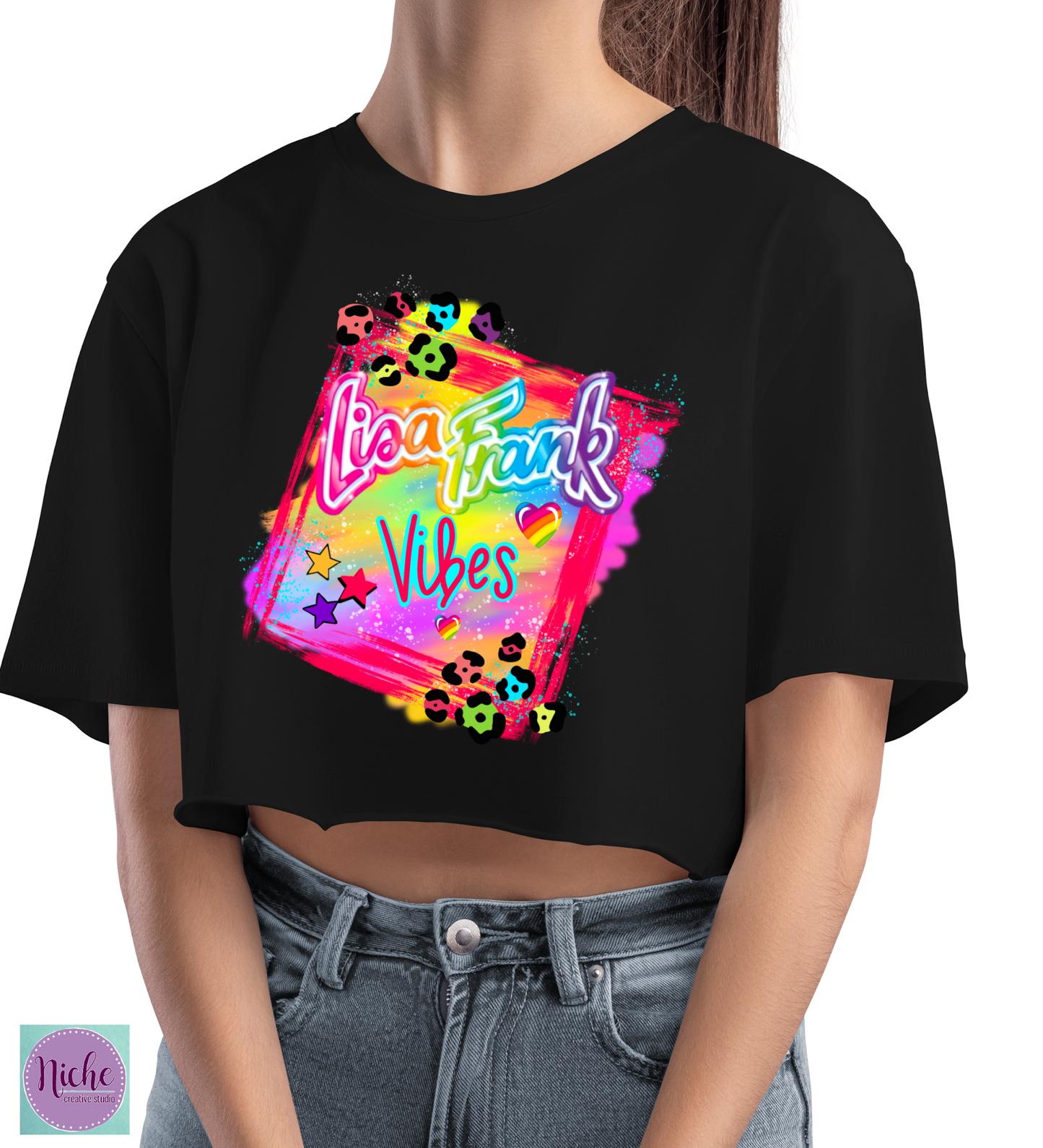 -DEC2887 Lisa Frank Vibes Decal