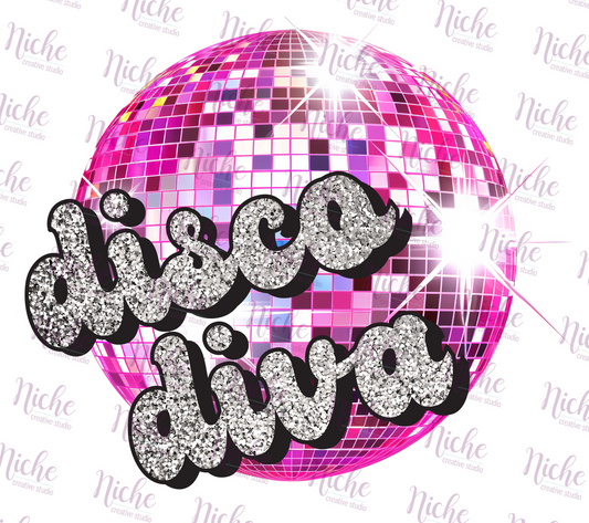 -DEC5463 Disco Diva Decal