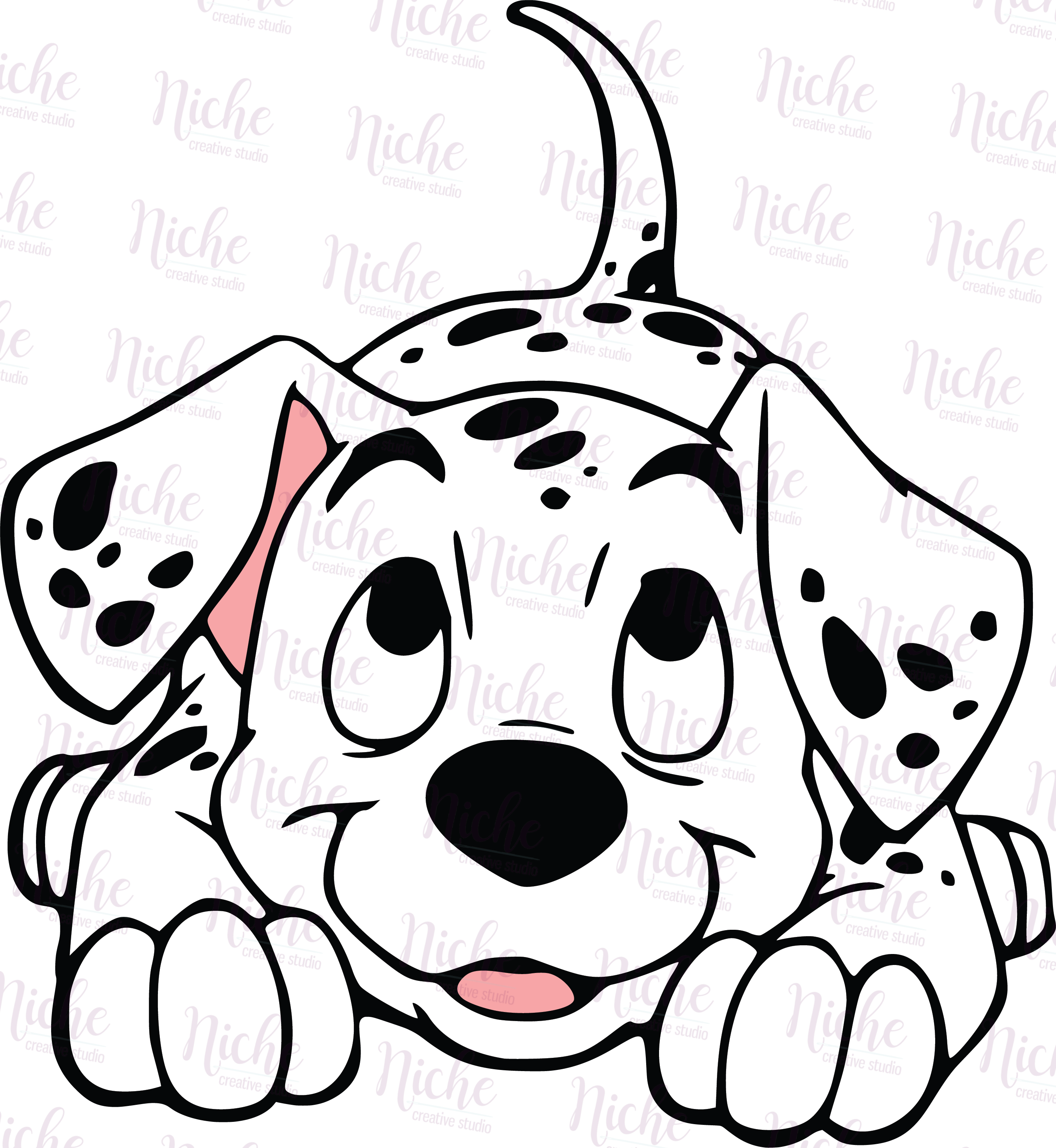 -DIS1619 Dalmatian Decal – Niche Creative Studio