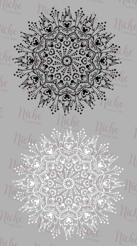 -DIS1796 Mandala Decal