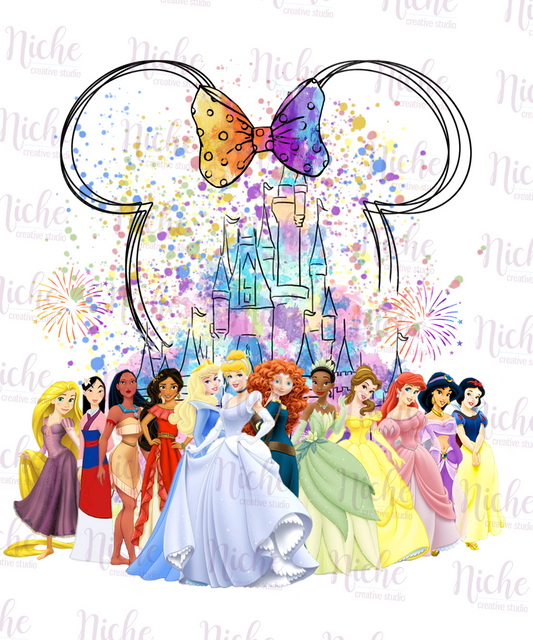 -DIS768 Princesses Decal