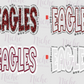 -EDS3044 Eagles Doodle Decal