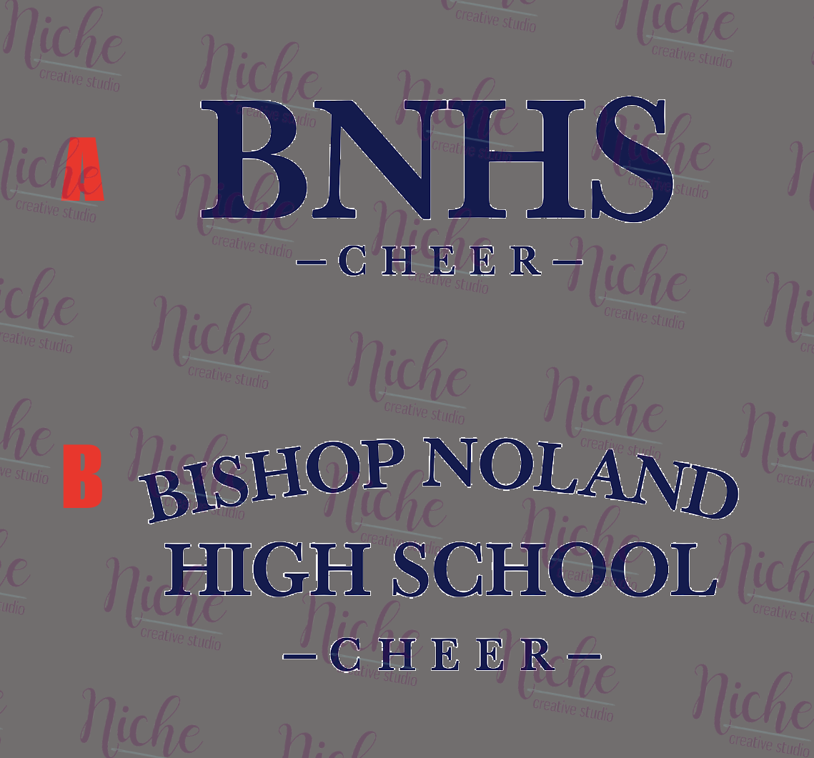 -EDS5372 BNHS Cheer Decal