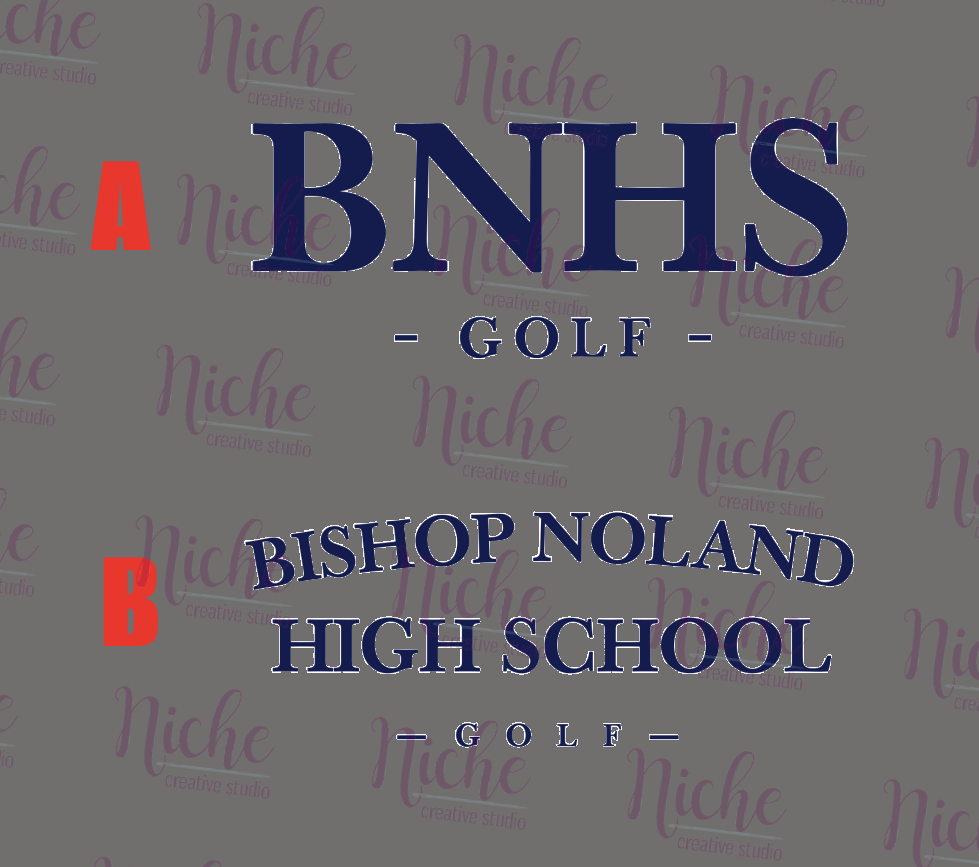 -EDS5376 BNHS Golf Decal