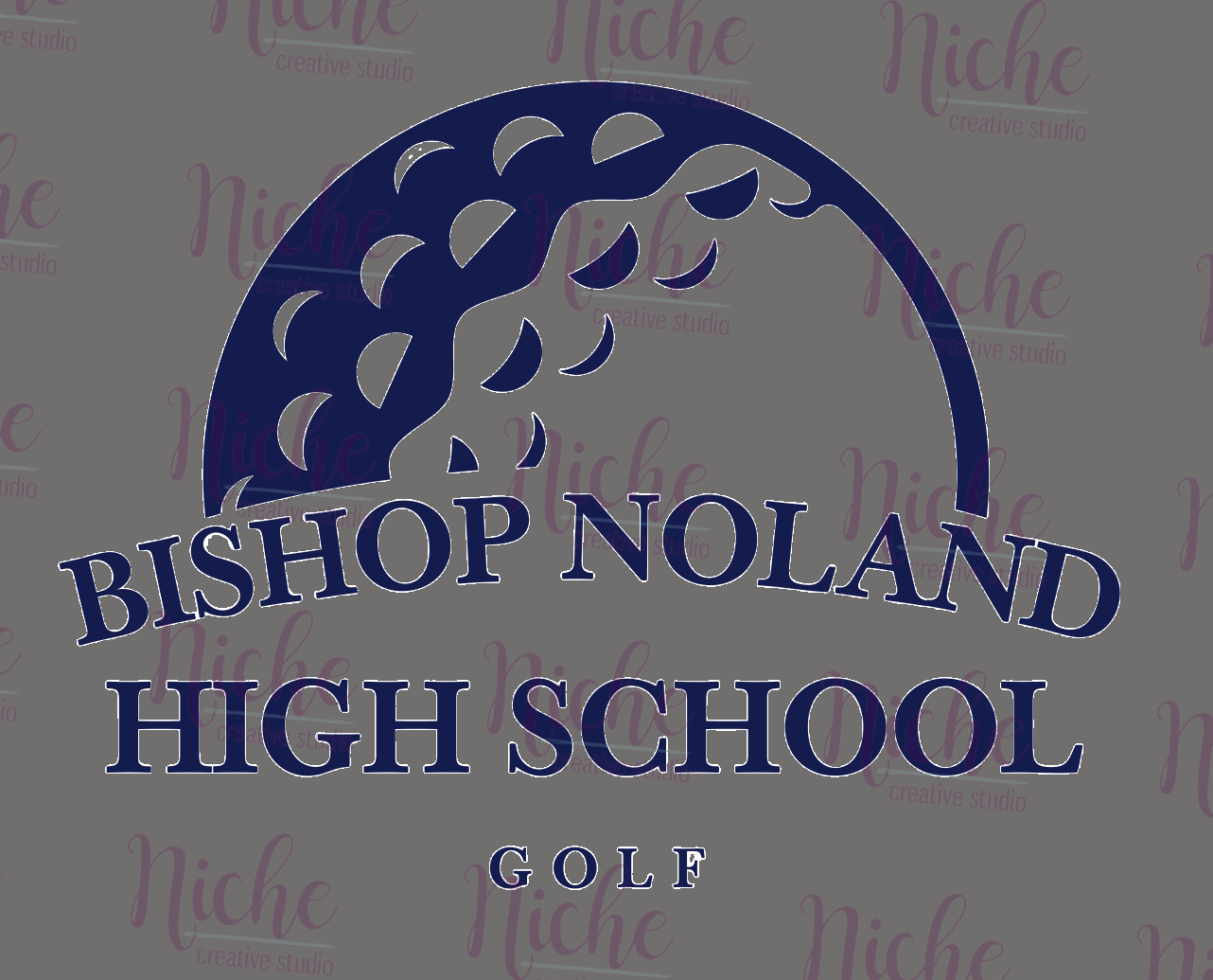 -EDS5377 Bishop Golf Decal