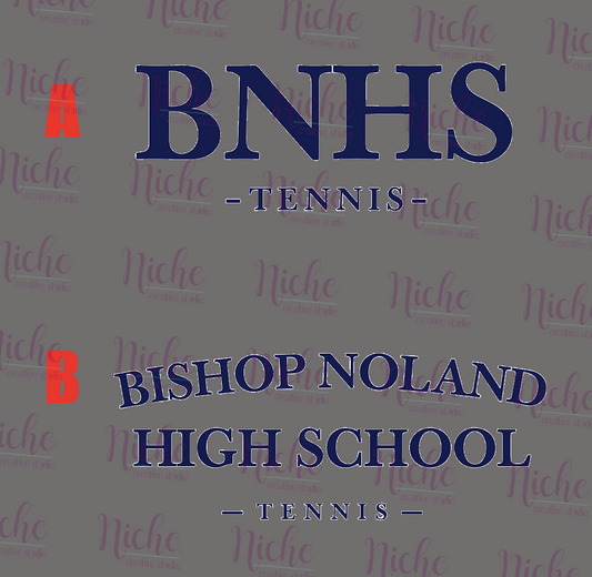 -EDS5382 BNHS Tennis Decal