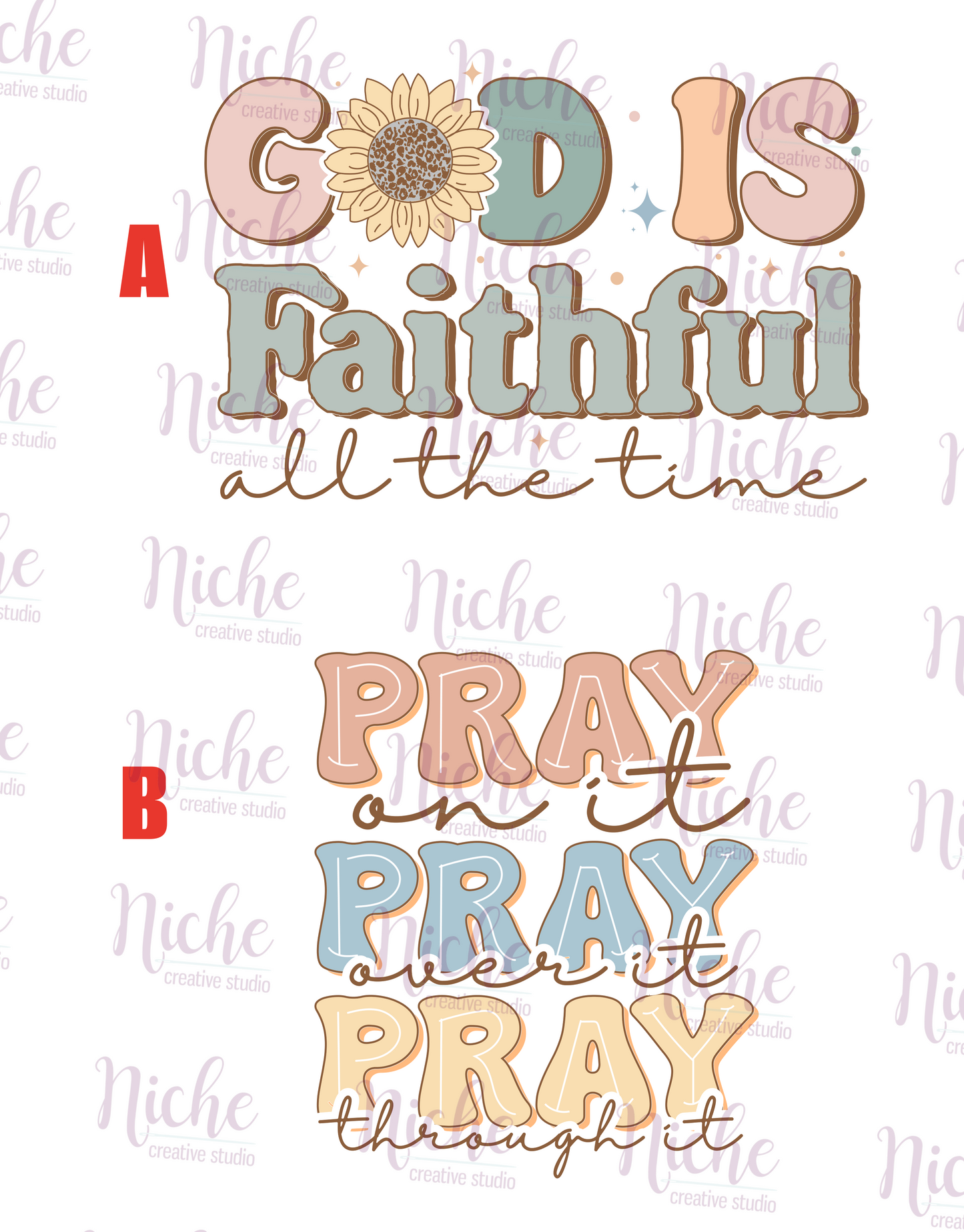 -FAI5505 God is Faithful Decal