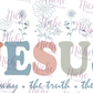 -FAI5506 Jesus Decal