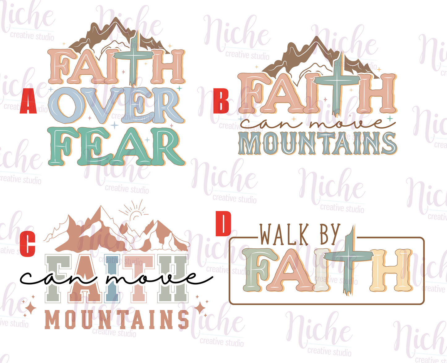 -FAI5507 Faith Over Fear Decal