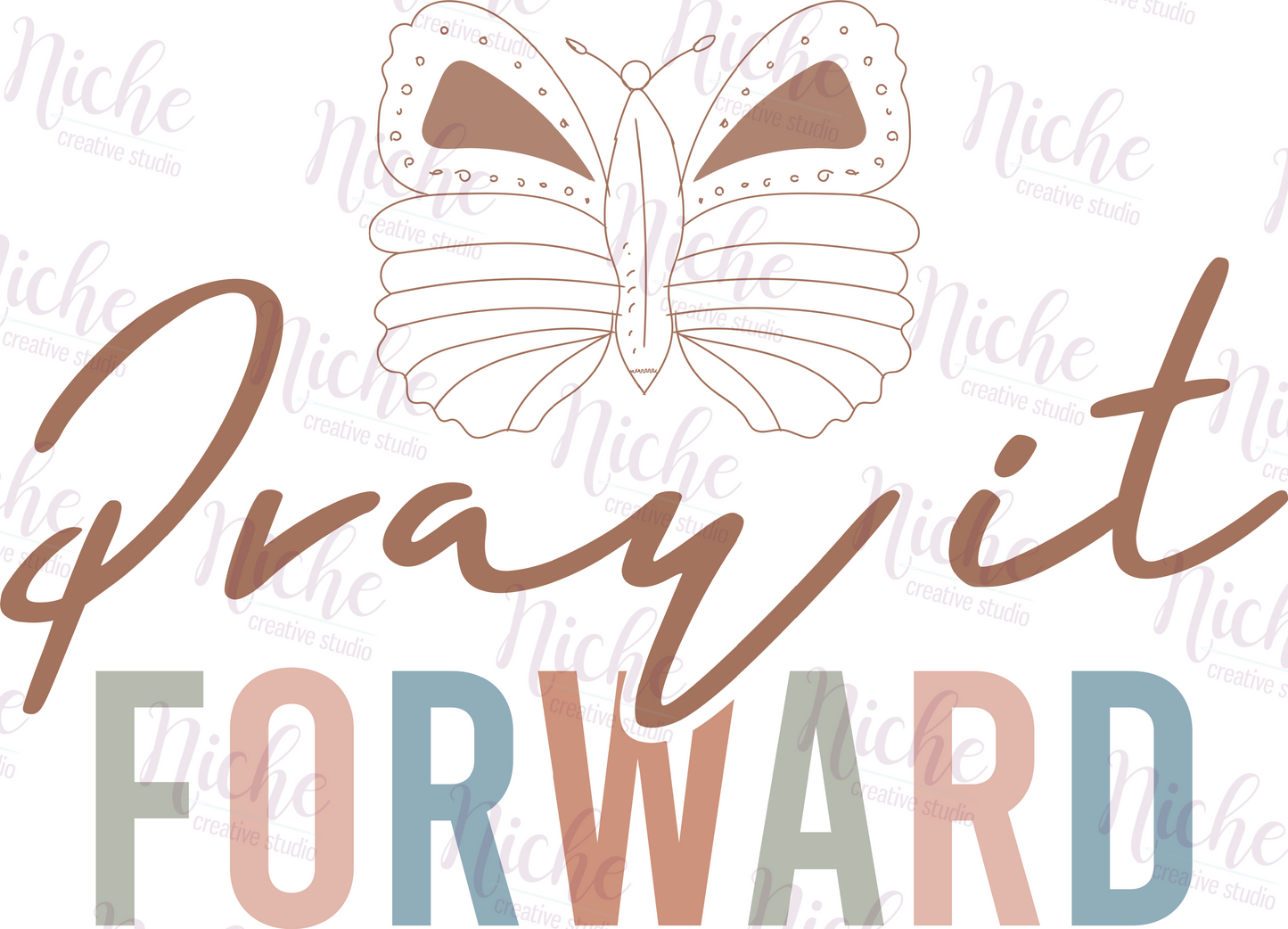 -FAI5509 Pray it Forward Decal