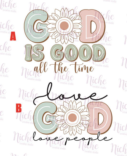 -FAI5513 God is Good All the Time Decal