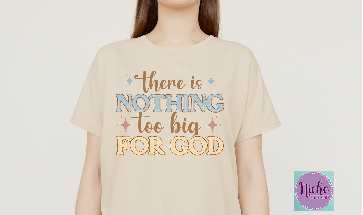 -FAI5514 There is Nothing too Big for God Decal