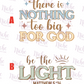 -FAI5514 There is Nothing too Big for God Decal