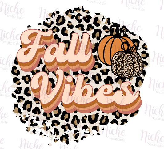 -FAL2649 Leopard Fall Vibes Decal