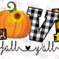 -FAL2650 Love Fall Decal