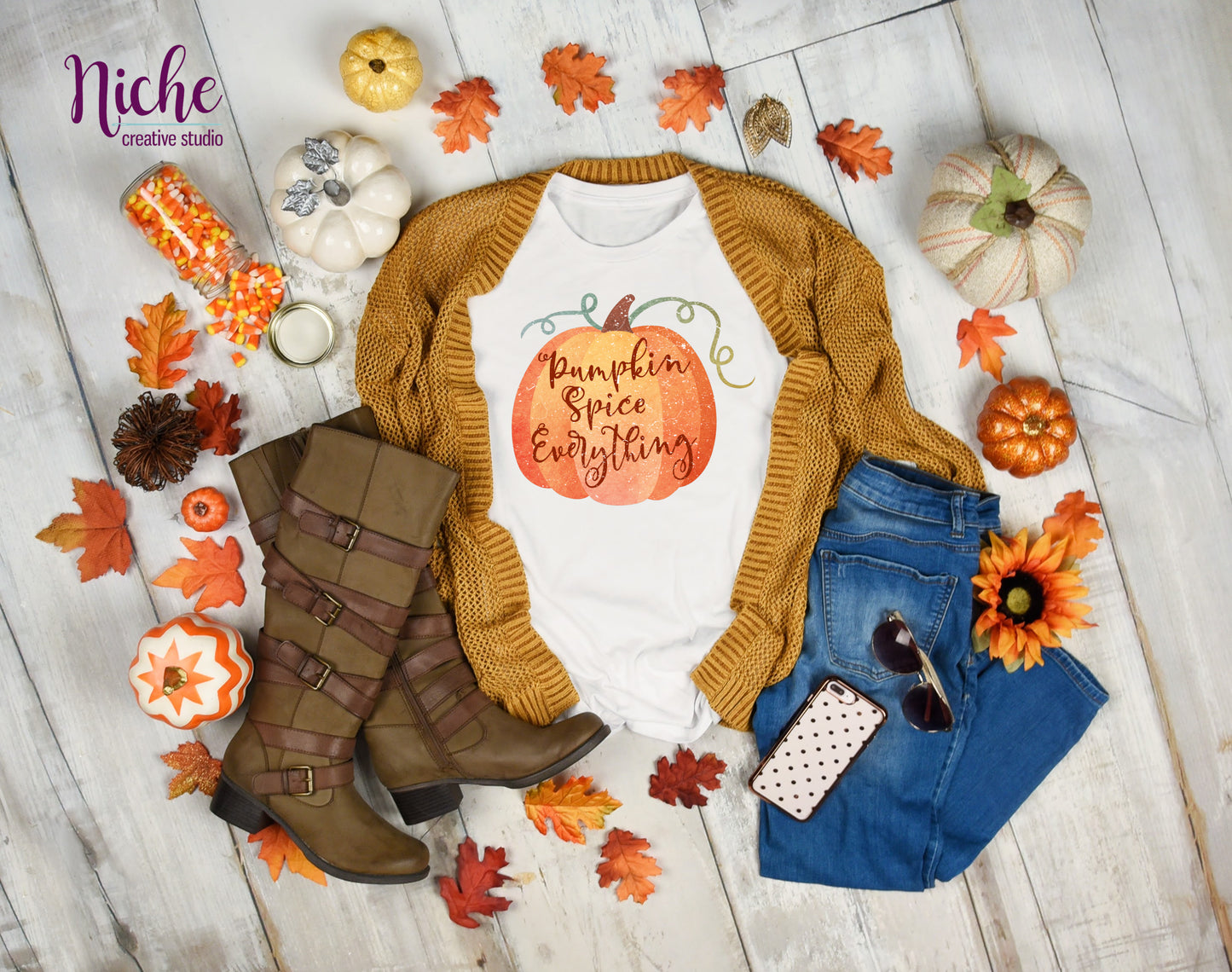 -FAL2656 Pumpkin Spice Everything Decal