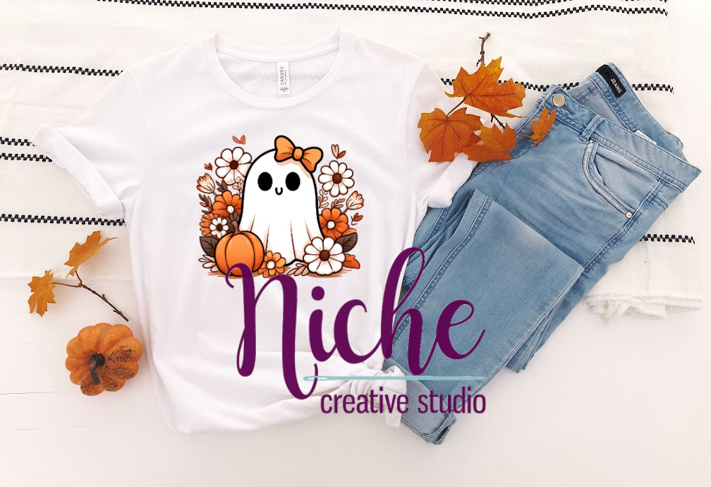 -FAL5206 Cute Ghost Decal