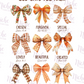 -FAL5207 Fall Faith Bow Collage Decal