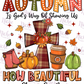 -FAL5210 Autumn Is Gods Way How Beautiful Decal