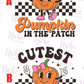 -FAL5216 Cutest Pumpkin In The Patch Decal