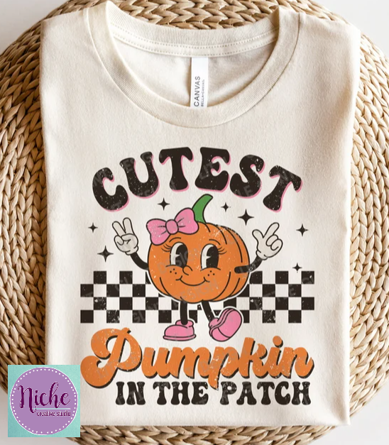 -FAL5216 Cutest Pumpkin In The Patch Decal