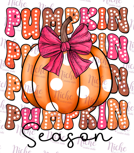 -FAL5227 Pumpkin Season Decal