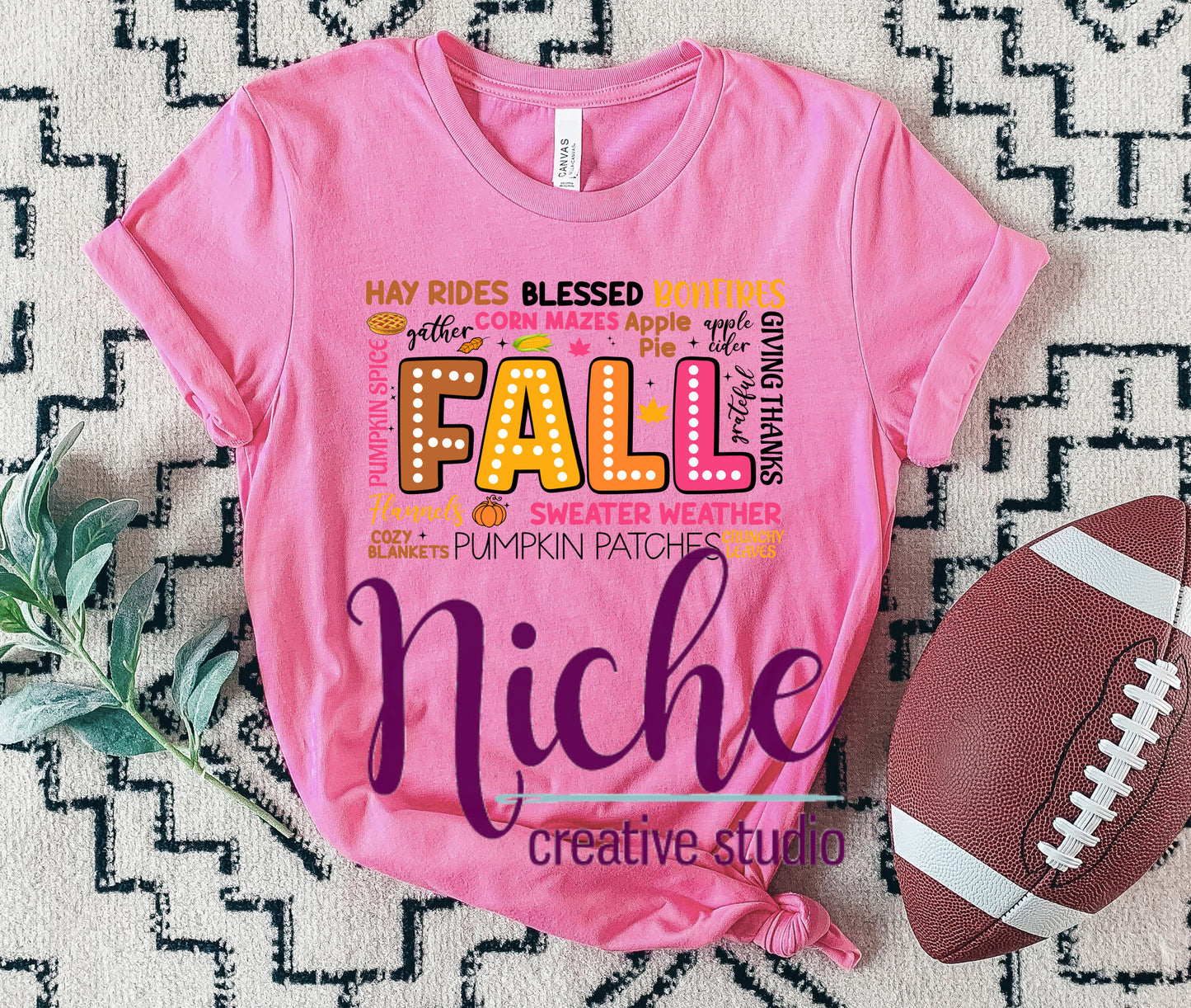 -FAL5228 Fall Word Collage Decal