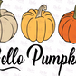 -FAL877 Hello Pumpkin Decal