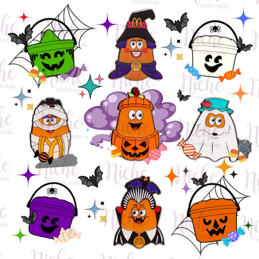 -HAL5180 Nuggets Halloween Decal