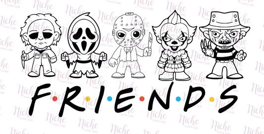 -HAL5247 Spooky Friends Decal