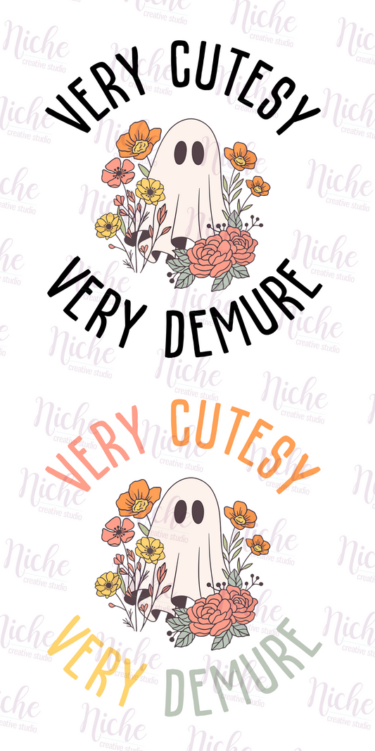 -HAL5249 Very Cutesy Very Demure Decal