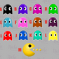 -HAL5252 Pacman Modern Decal