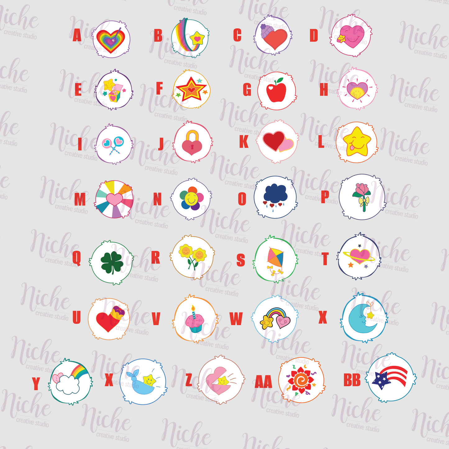 -HAL5254 Care Bears Decal