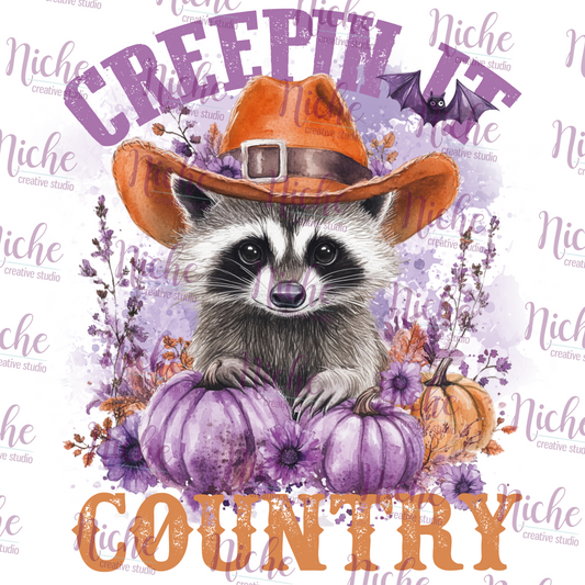 -HAL5282 Creepin it Country Decal