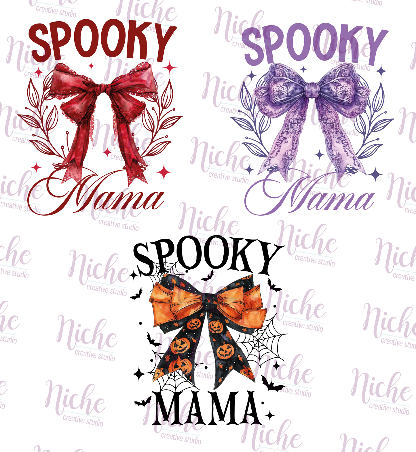 -HAL5295 Spooky Mama Social Club Decal