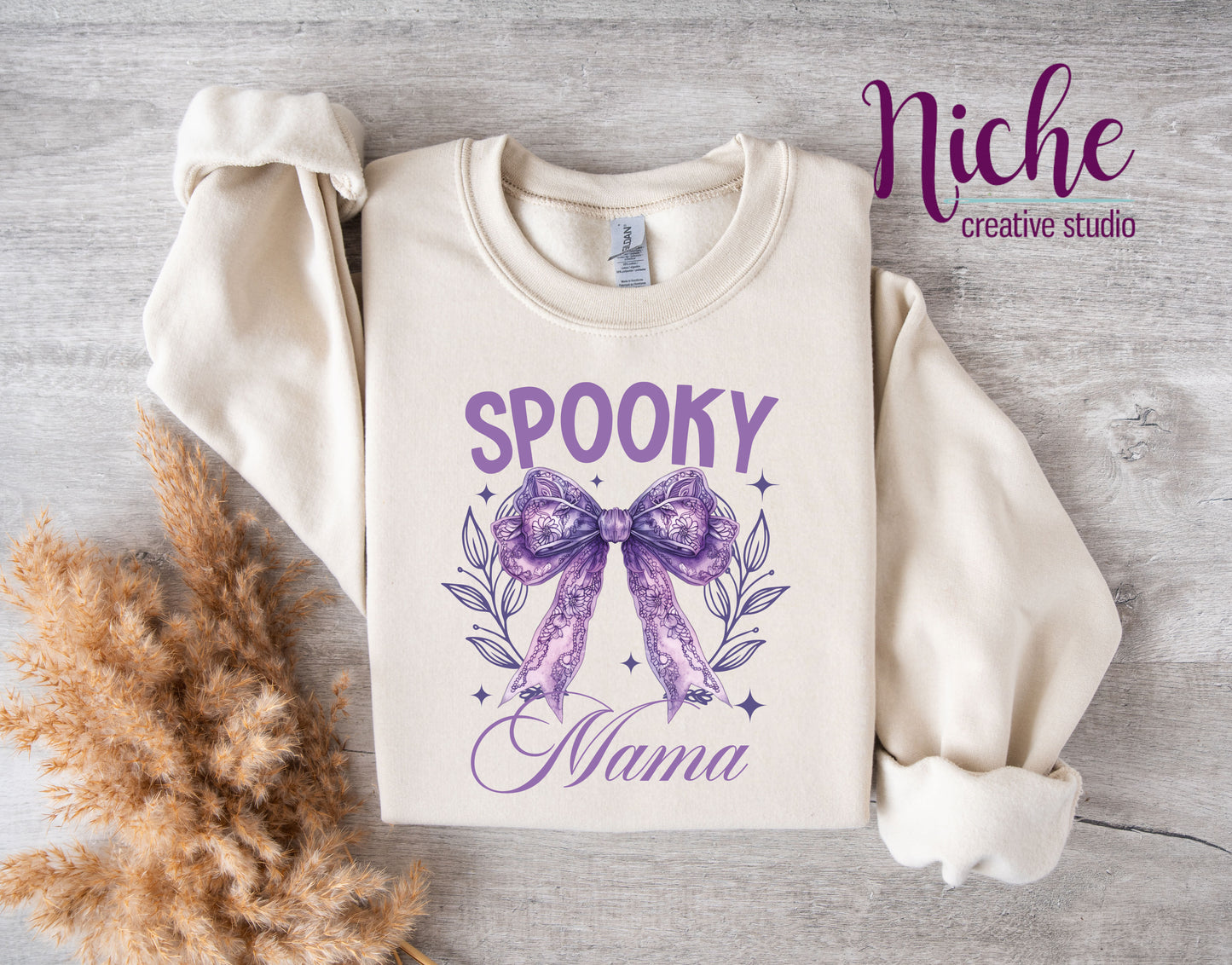 -HAL5295 Spooky Mama Social Club Decal