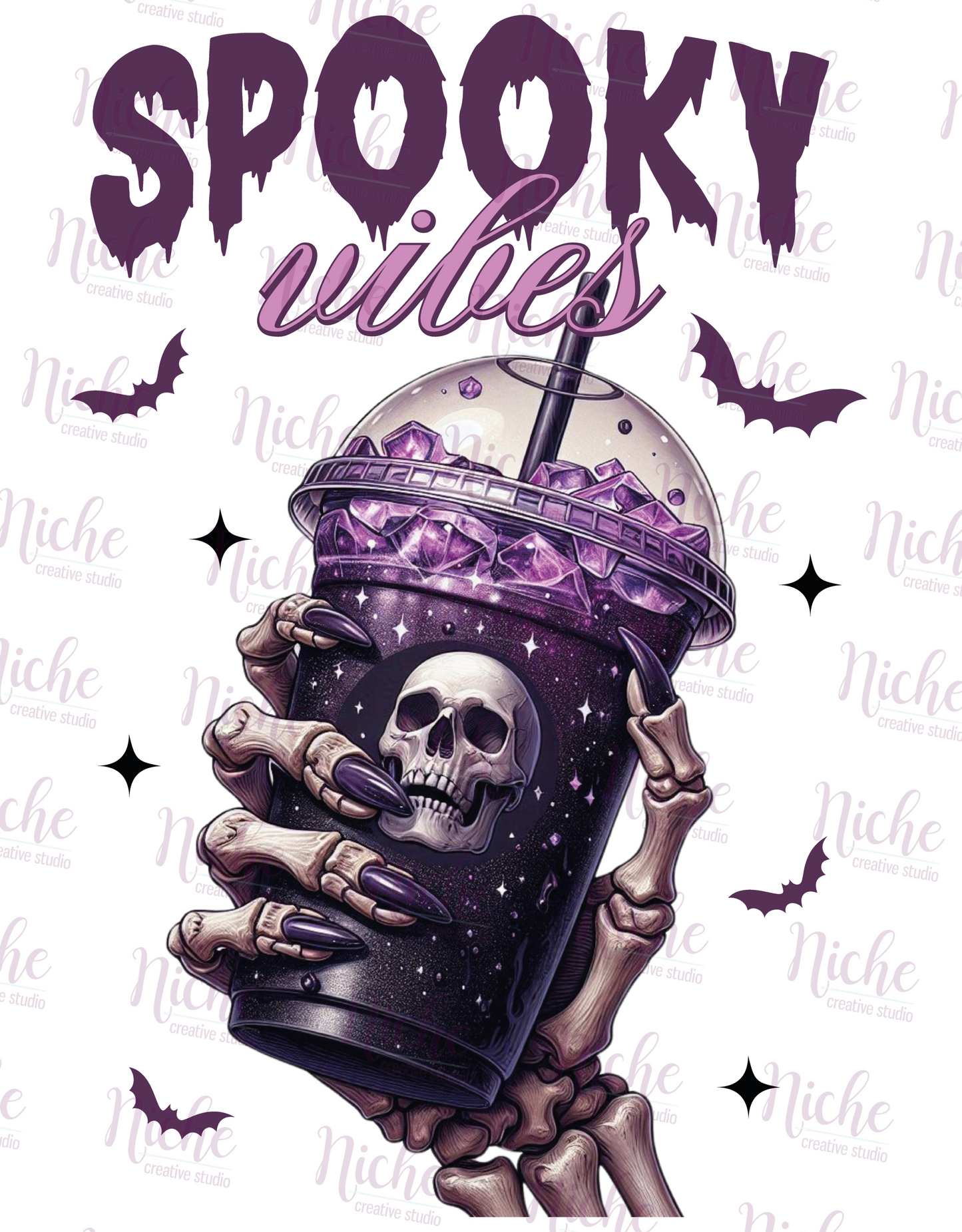 -HAL5334 Spooky Vibes Decal