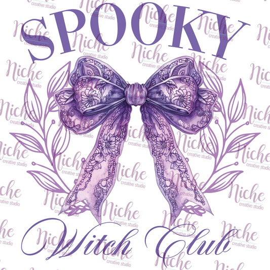 -HAL5335 Spooky Social Club Purple Decal