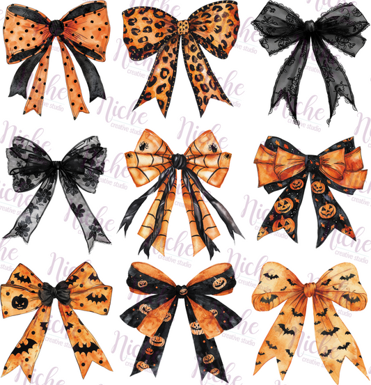 -HAL5343 Halloween Bow Coquette Decal