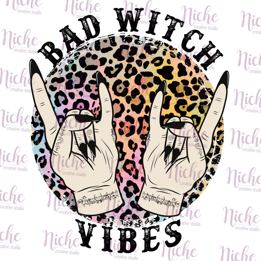 -HAL5348 Bad Witch Vibes Decal