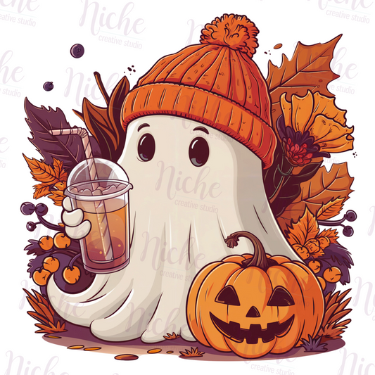 -HAL5359 Cute Ghost Decal