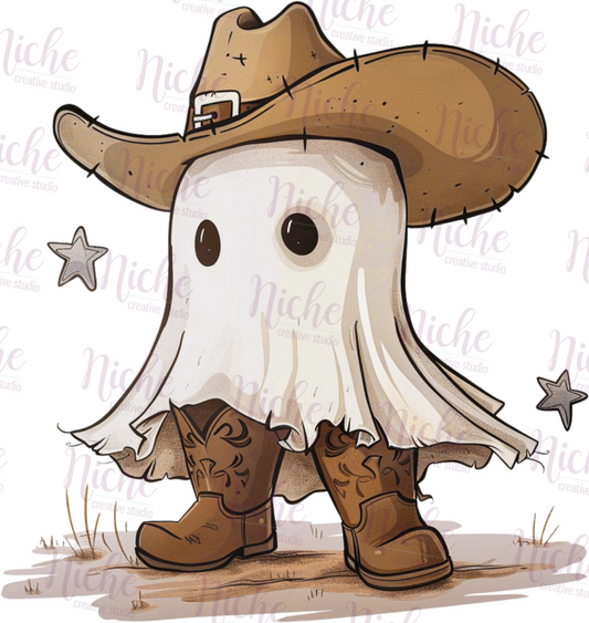 -HAL5363 Cowboy Ghost Decal