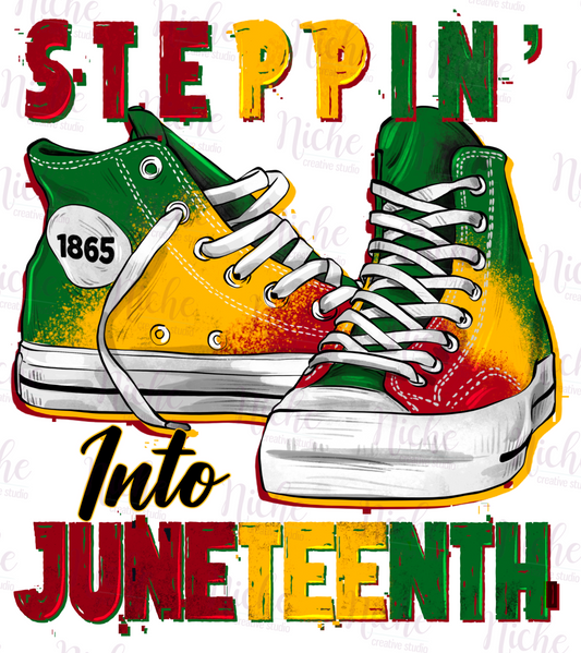 -JUN1863 Steppin' into Juneteenth Decal