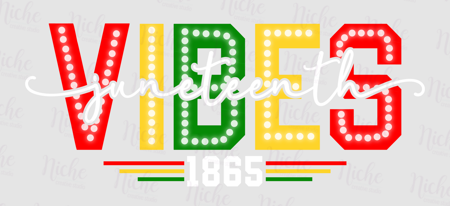 -JUN1864 Juneteenth Vibes Decal