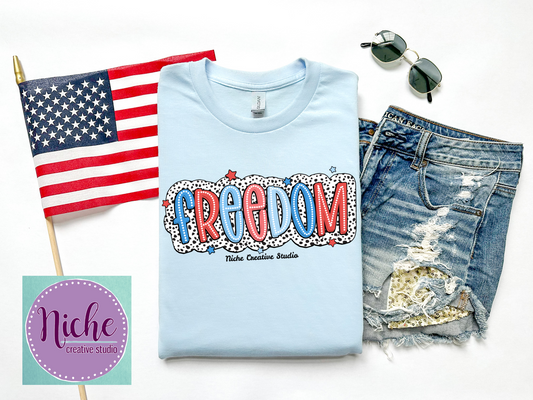 June $7 Shirt of the Month - Freedom