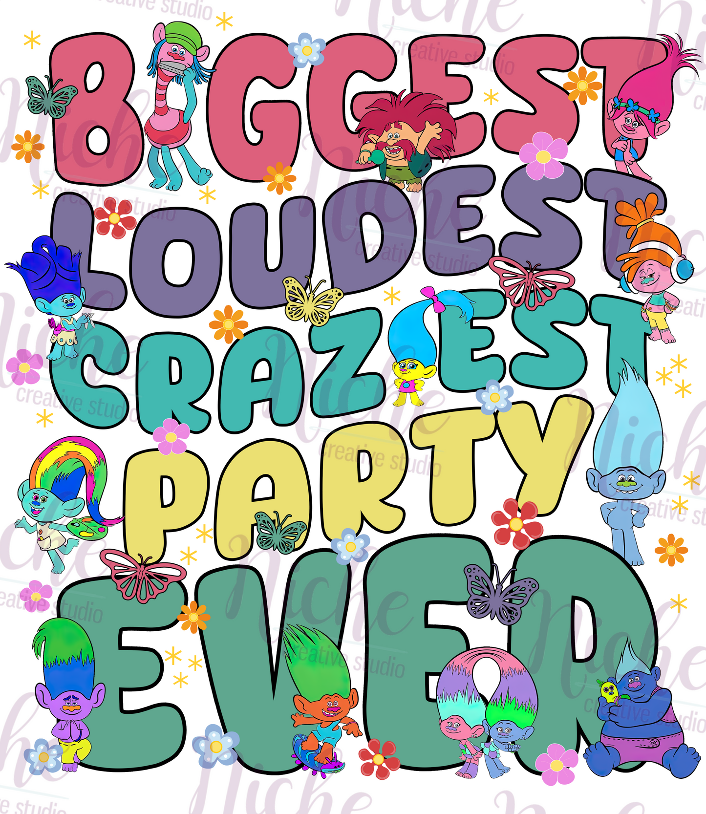 -KID5151 Biggest Loudest Party Decal